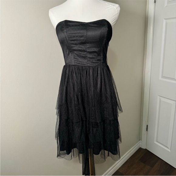 Dark Fairycore corset tulle  dress 6 - Picture 3 of 7